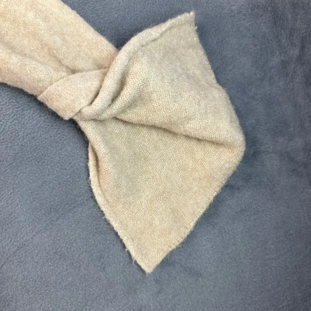 ANTONIO MELANI Wool Alpaca Blend Sweater Pullover‎ Mock Neck Beige Cottagecore M